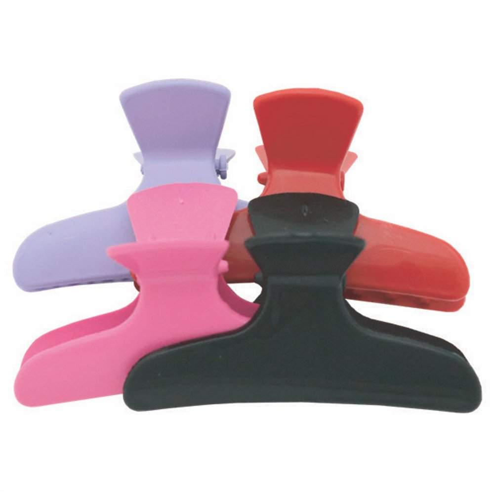 Piranha Grande Para Cabelo Com 06 Unidades Colorida Ntflex