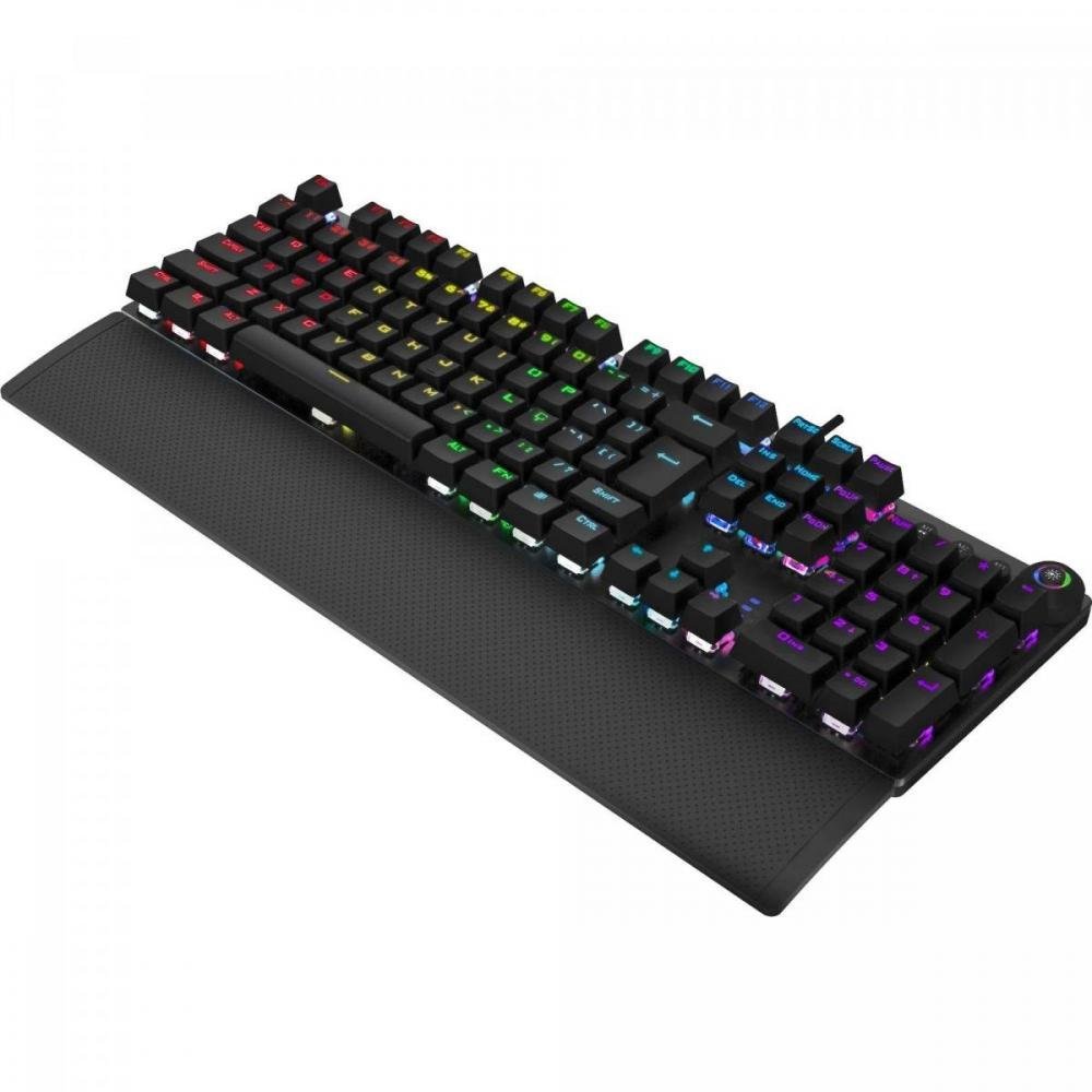 Teclado Gamer Mecanico Fortrek K7 Plus Black Edition RGB