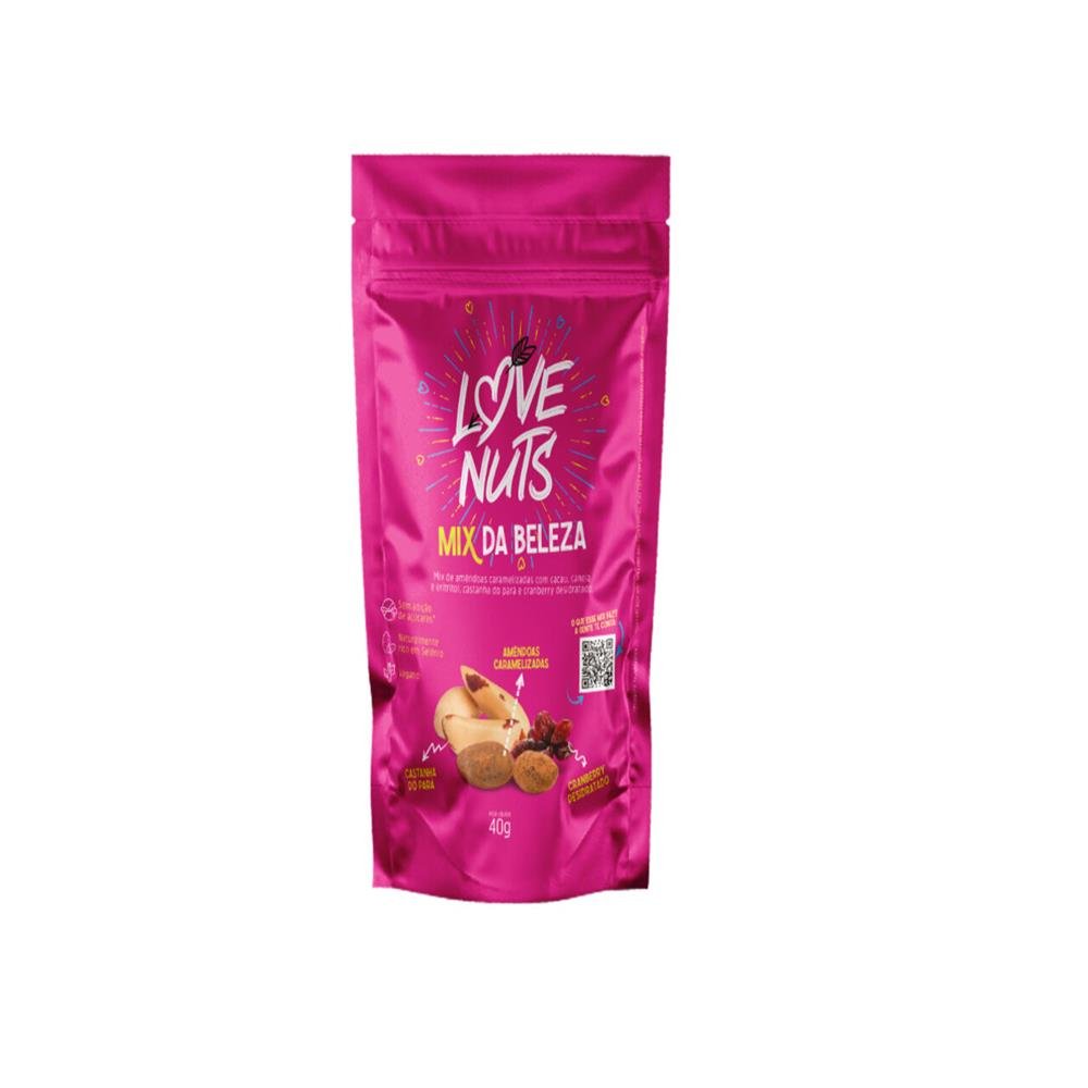 Mix da Beleza Caramelizado Love Nuts Pouche 06X07X40G