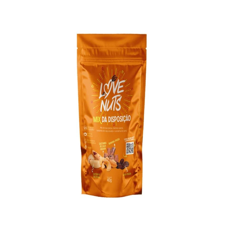 Mix da Disposição Love Nuts Pouche 06X07X40G