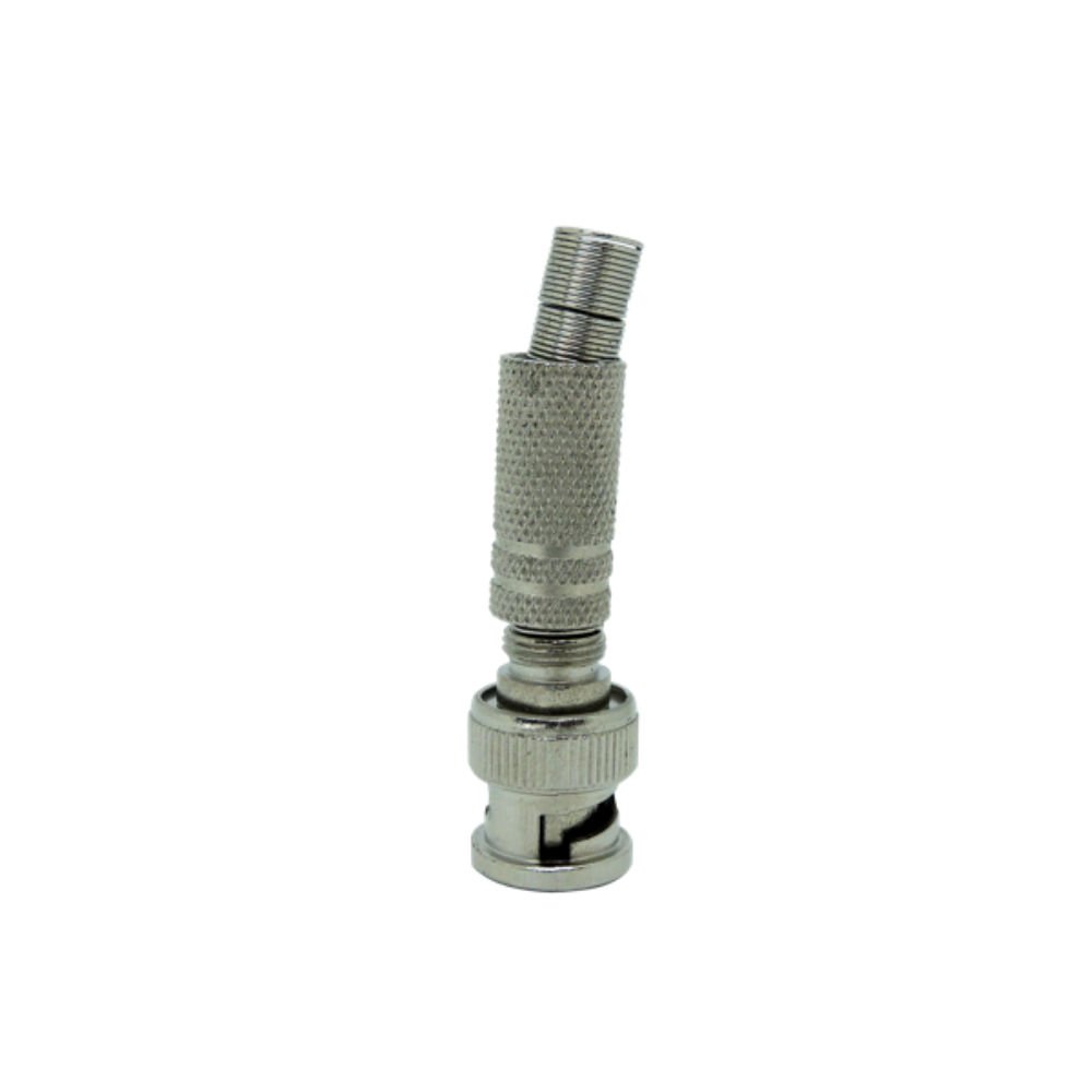conector branco macho com mola pacote 20 unidades