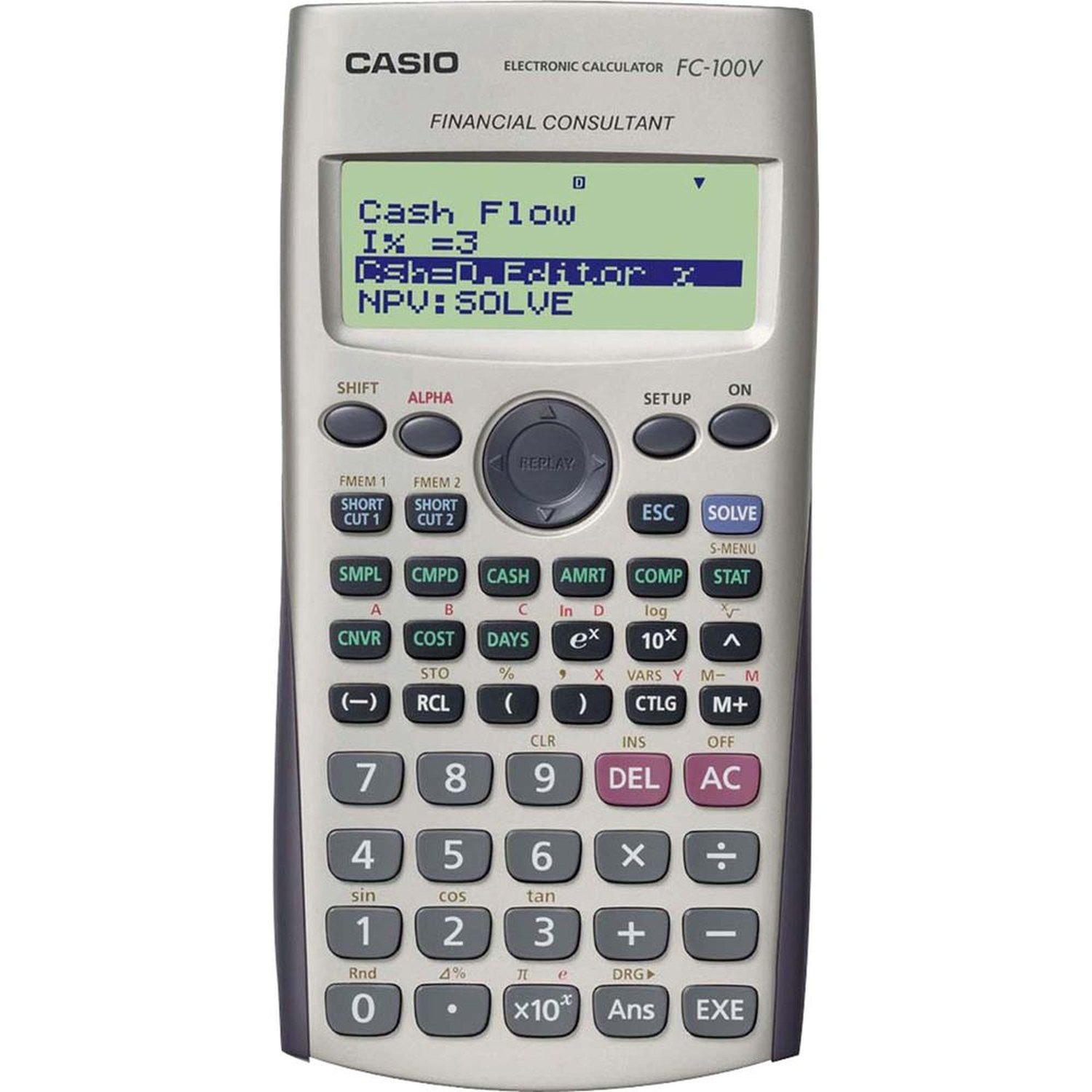 Calculadora Financeira FC-100V Branca Casio
