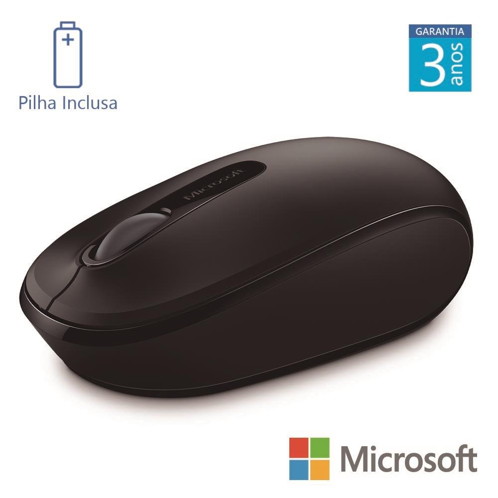 Mouse Sem Fio Mobile Usb Preto Microsoft - U7Z00008