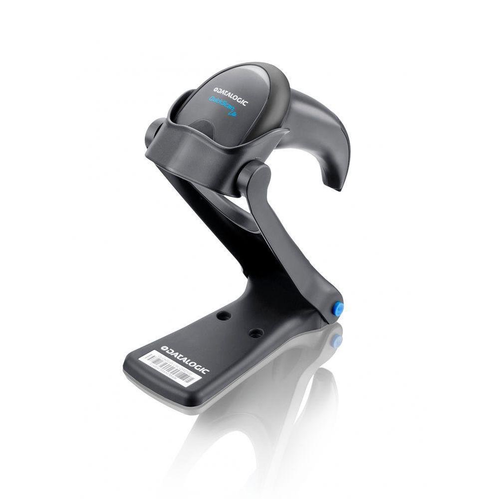 Leitor de codigo de barras quickscan lite elgin imager 1d qw2120 c/ pedestal usb preto