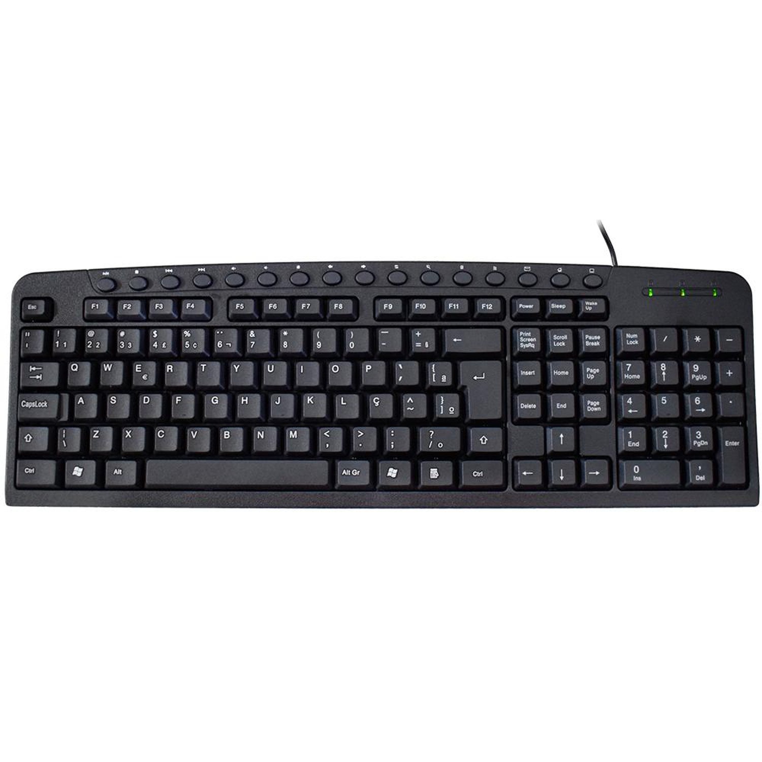 Teclado USB Multimídia K-MEX KM-2928U PRT