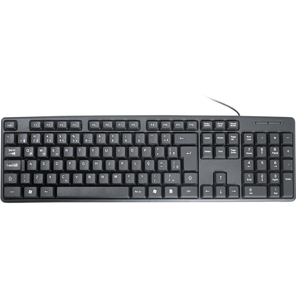 Teclado K-mex Kb-3728u, Abnt2, Usb - Kb3728u0001cb0x