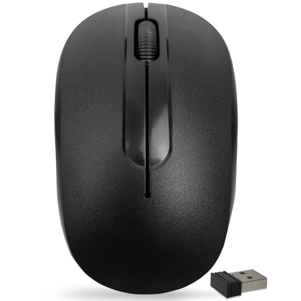 Mouses Mouse K-mex Ma-d233 Sem Fio Preto - Mad233oi0010b0x