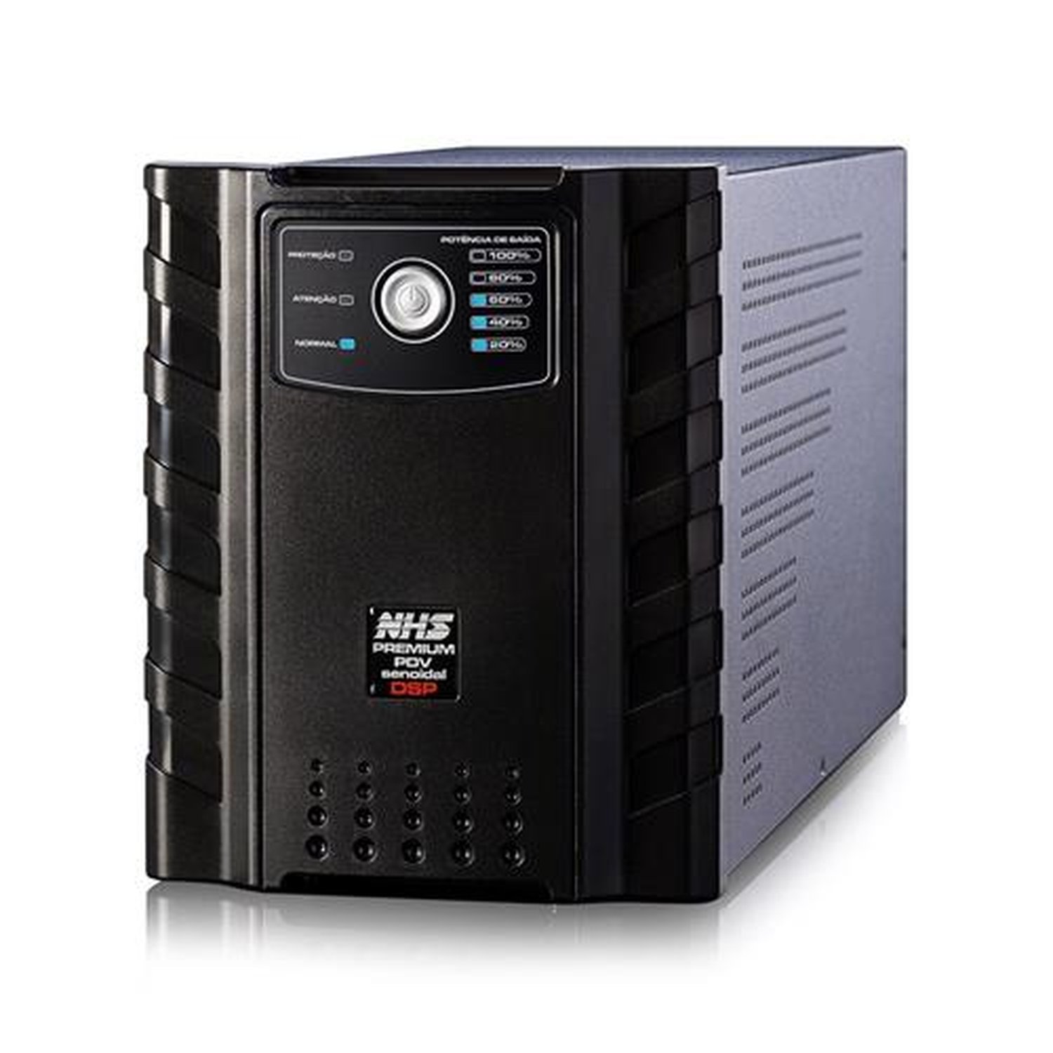 Nobreak NHS Premium PDV 2200VA/1320W Max Preto E.Bivolt / S.120V ou 220V / Selada 2 x 17Ah / USB /