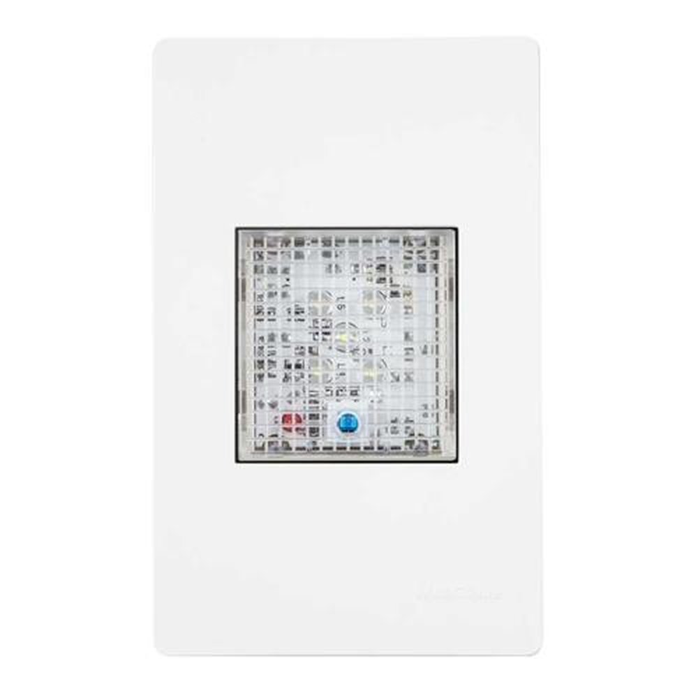 Conjunto Luz Emergencia Premiun Infiniti Branco Margirius