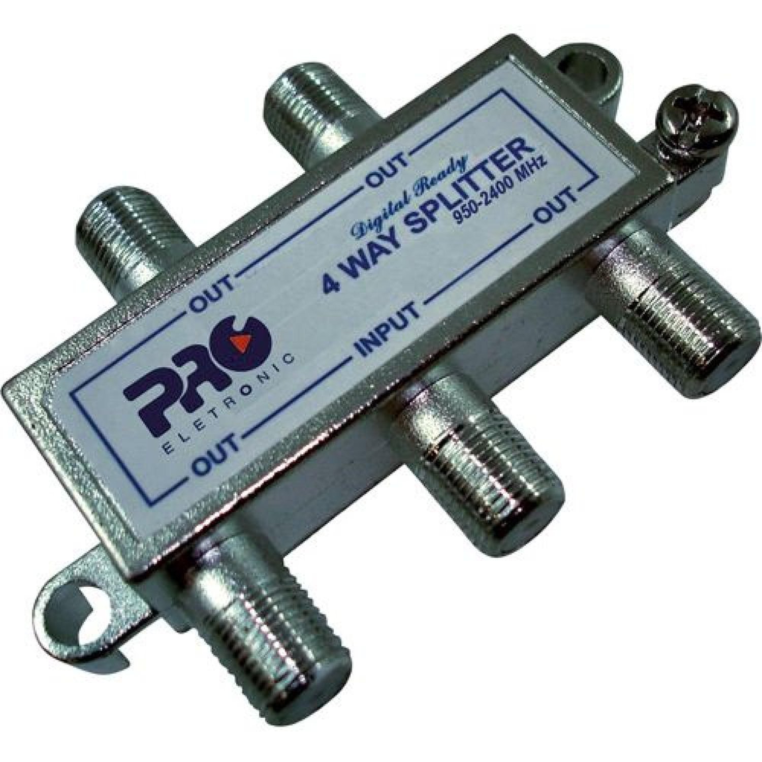 Divisor Satélite 1/4 5-2400mhz Pqdv-2024 Proeletronic