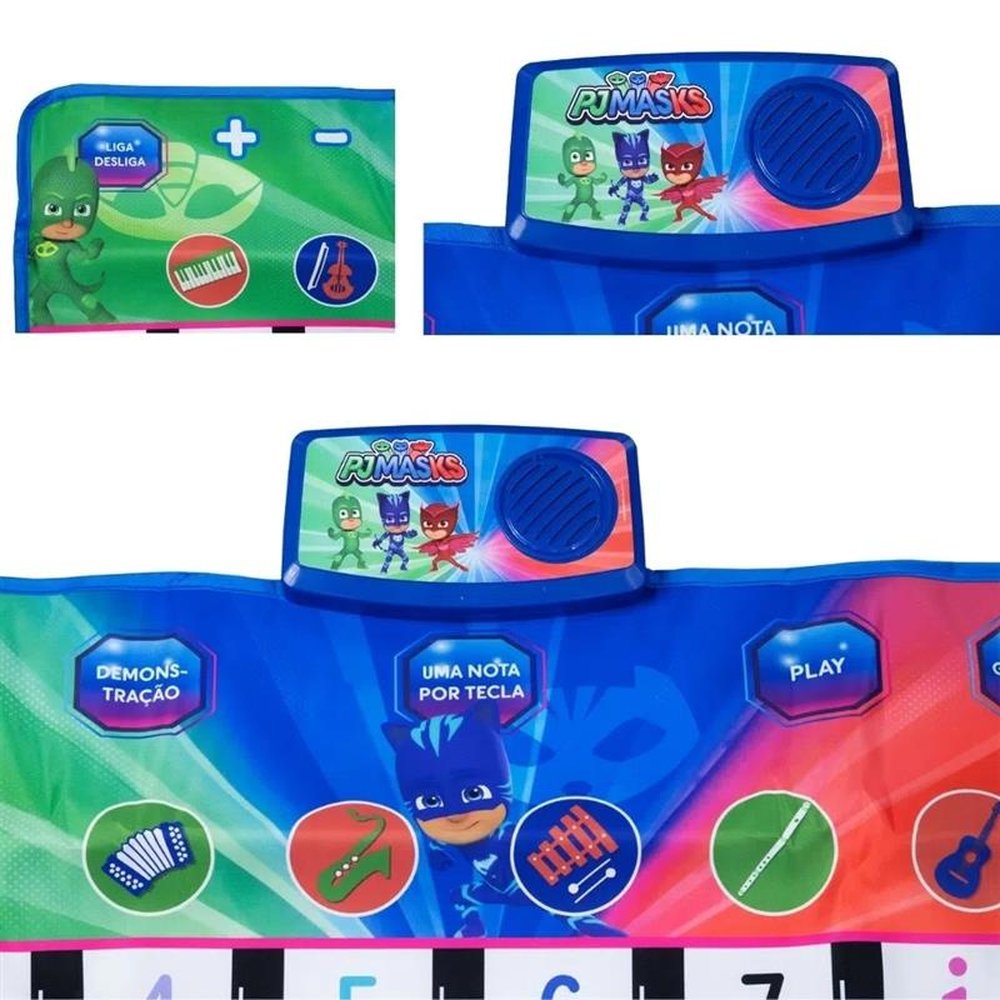 Instrumento Musical Tapete Piano PJMASKS