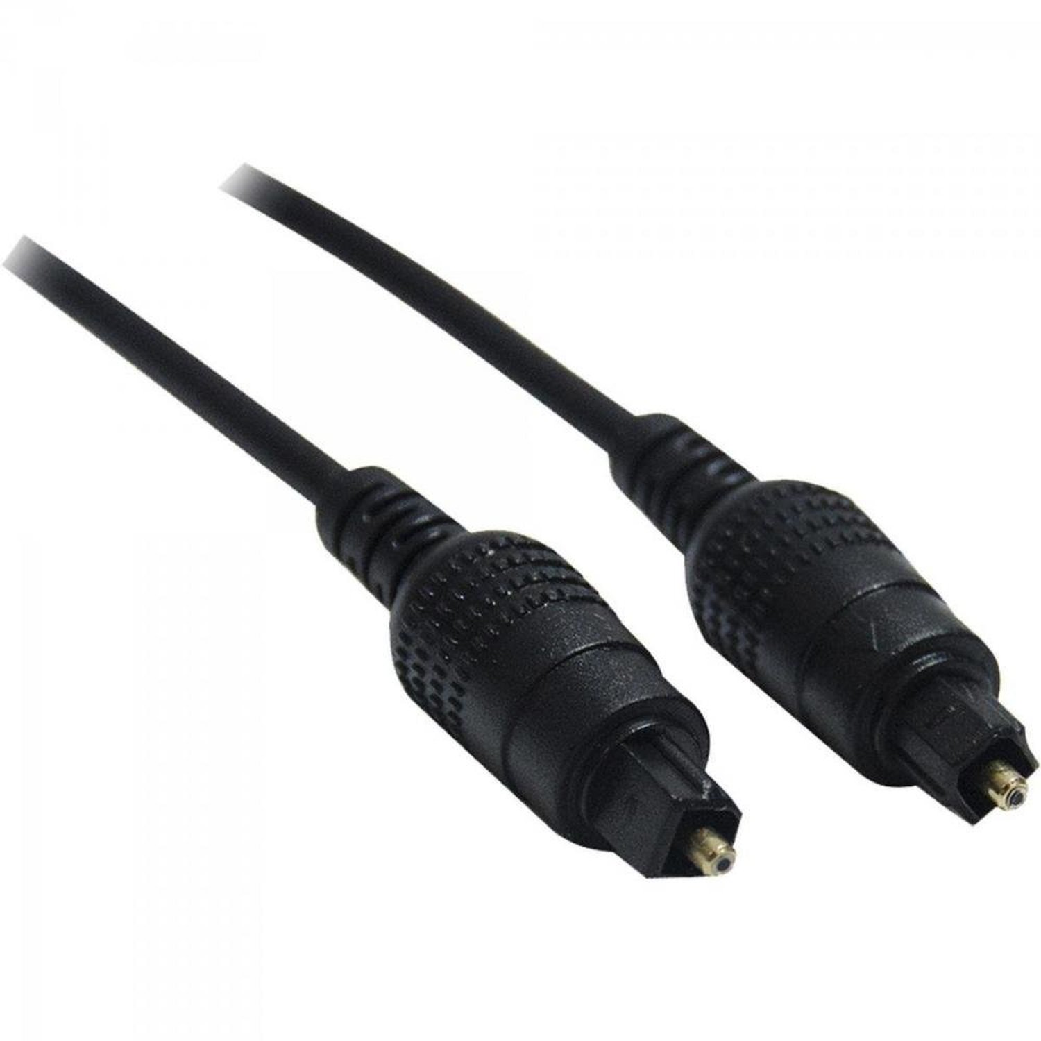 Cabo Fibra Ótica para Áudio 2,2mm Toslink/Toslink Preto 5m Granel Storm