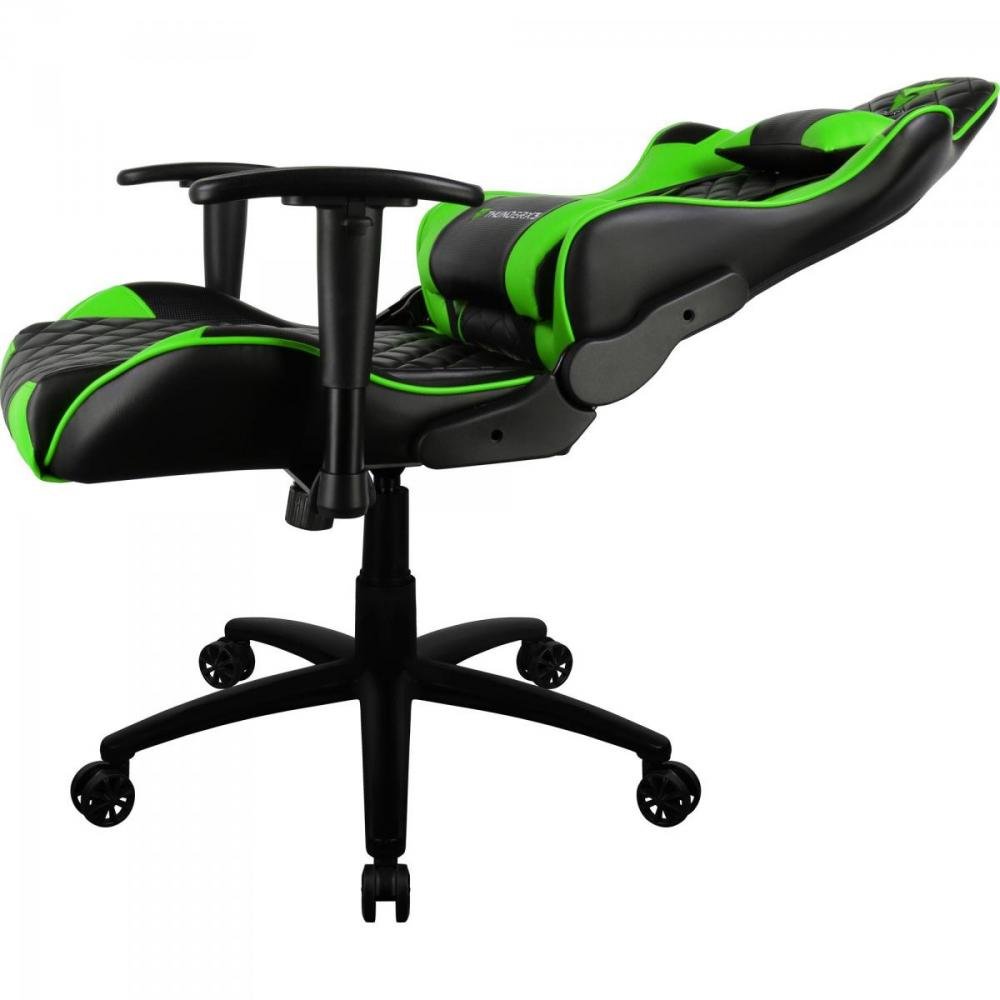 Cadeira Gamer Profissional Tgc12 Preta/Verde ThunderX3