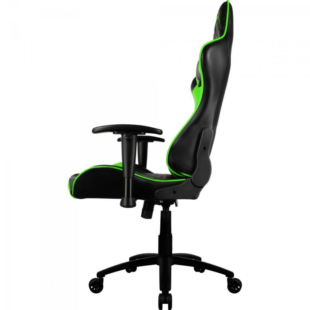 Cadeira Gamer Profissional Tgc12 Preta/Verde ThunderX3