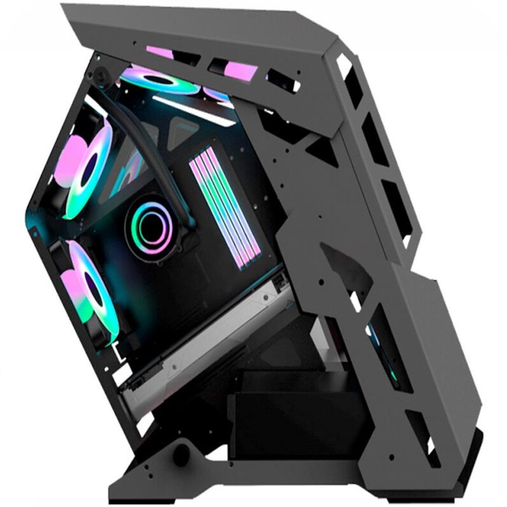 Gabinete Gamer K-mex Cg-04ba Stryker Preto - Cg04barh001cb0x