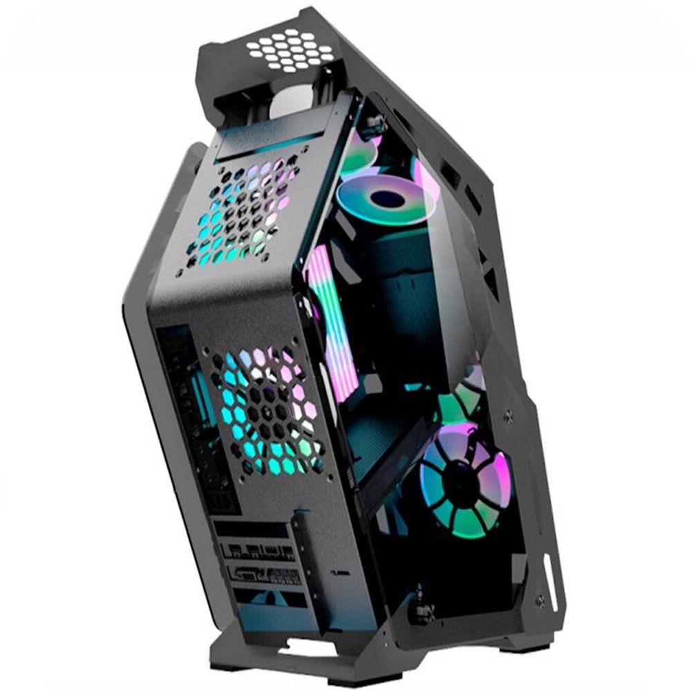 Gabinete Gamer K-mex Cg-04ba Stryker Preto - Cg04barh001cb0x