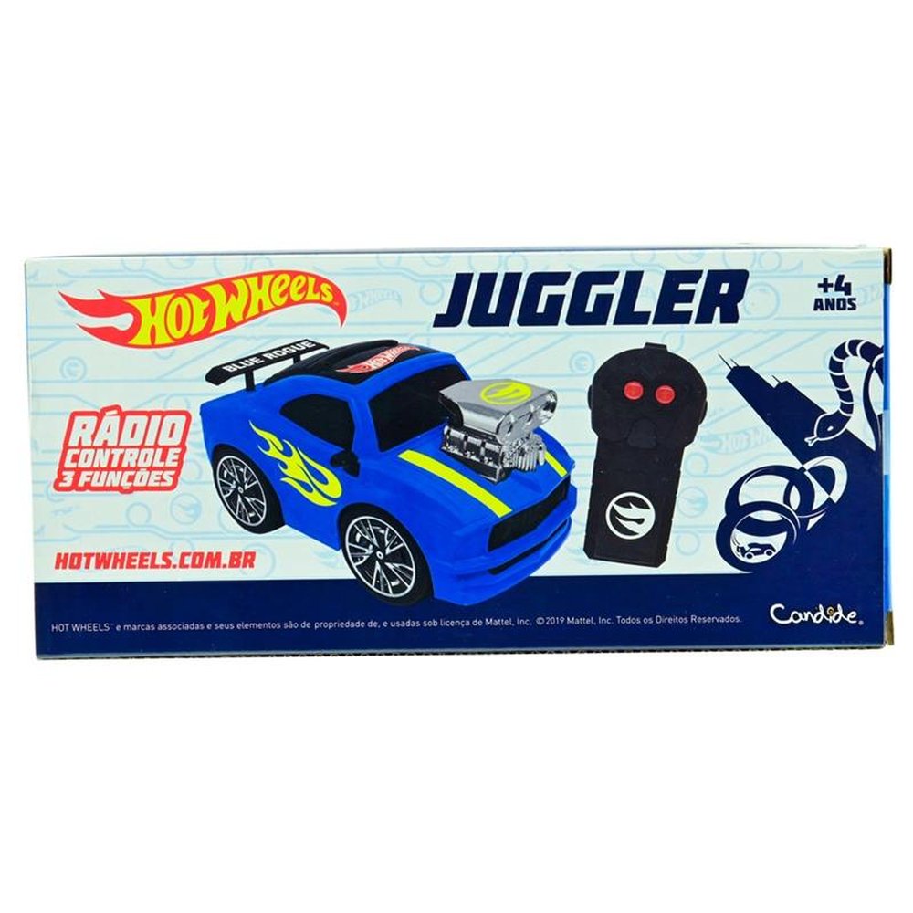 Veiculo Juggler Radio Controle 7 Funções a Pilhas Hot Wheels