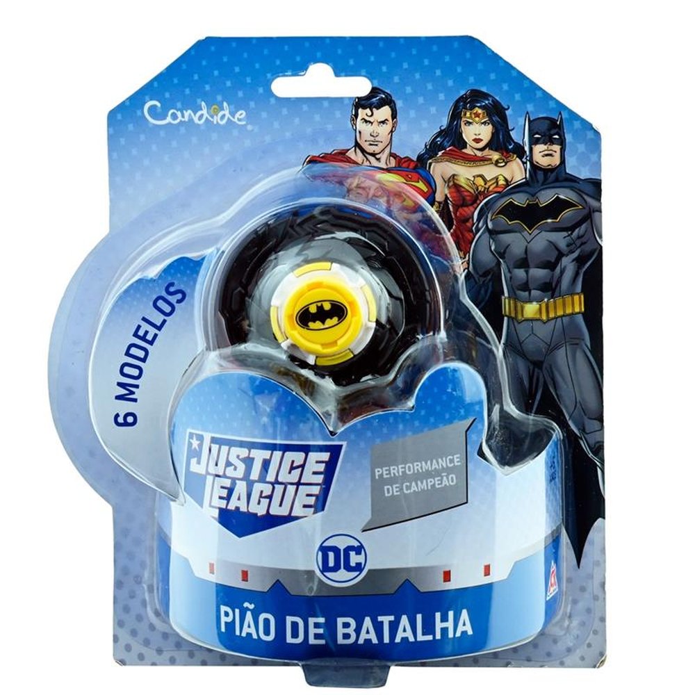 Pião Infinity Nado Justice League Plastic Series