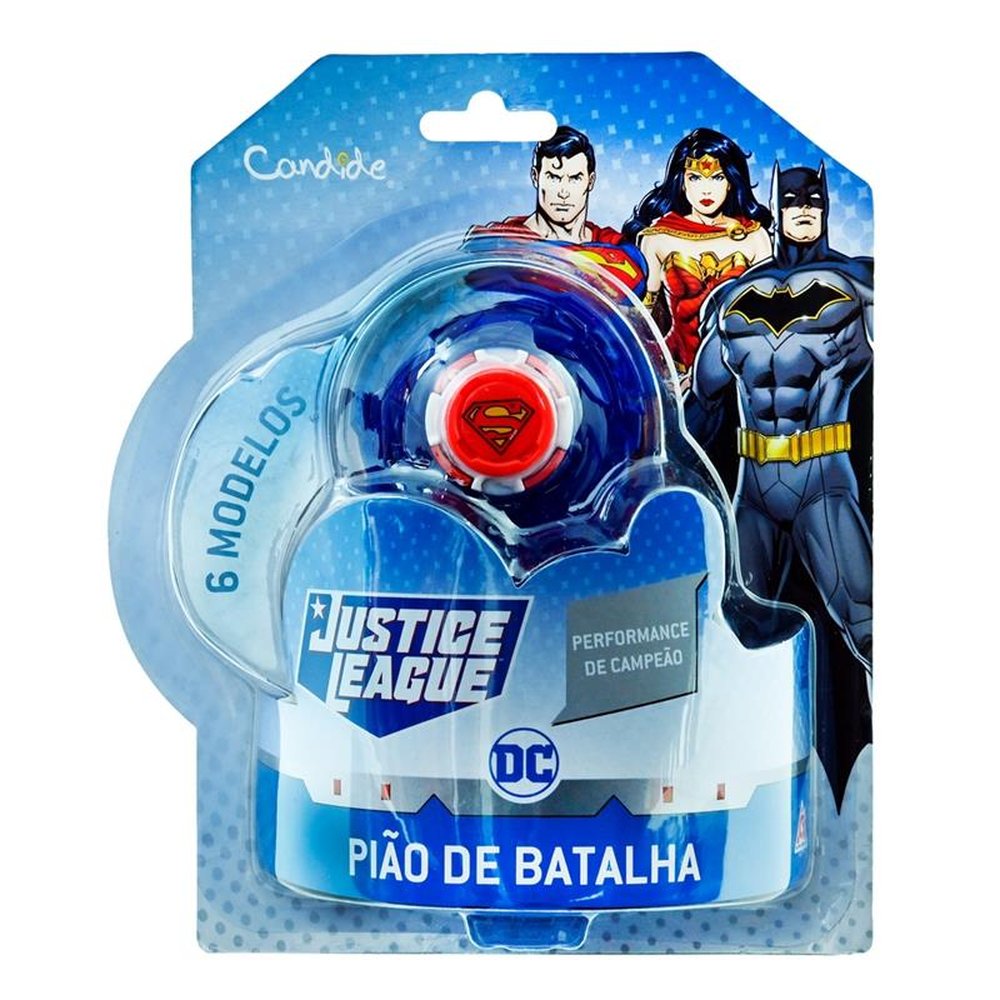 Pião Infinity Nado Justice League Plastic Series