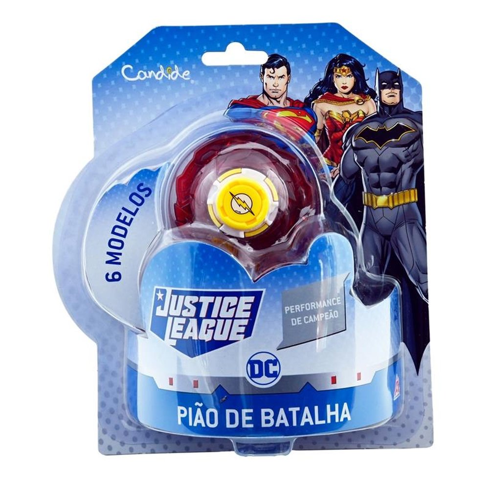 Pião Infinity Nado Justice League Plastic Series