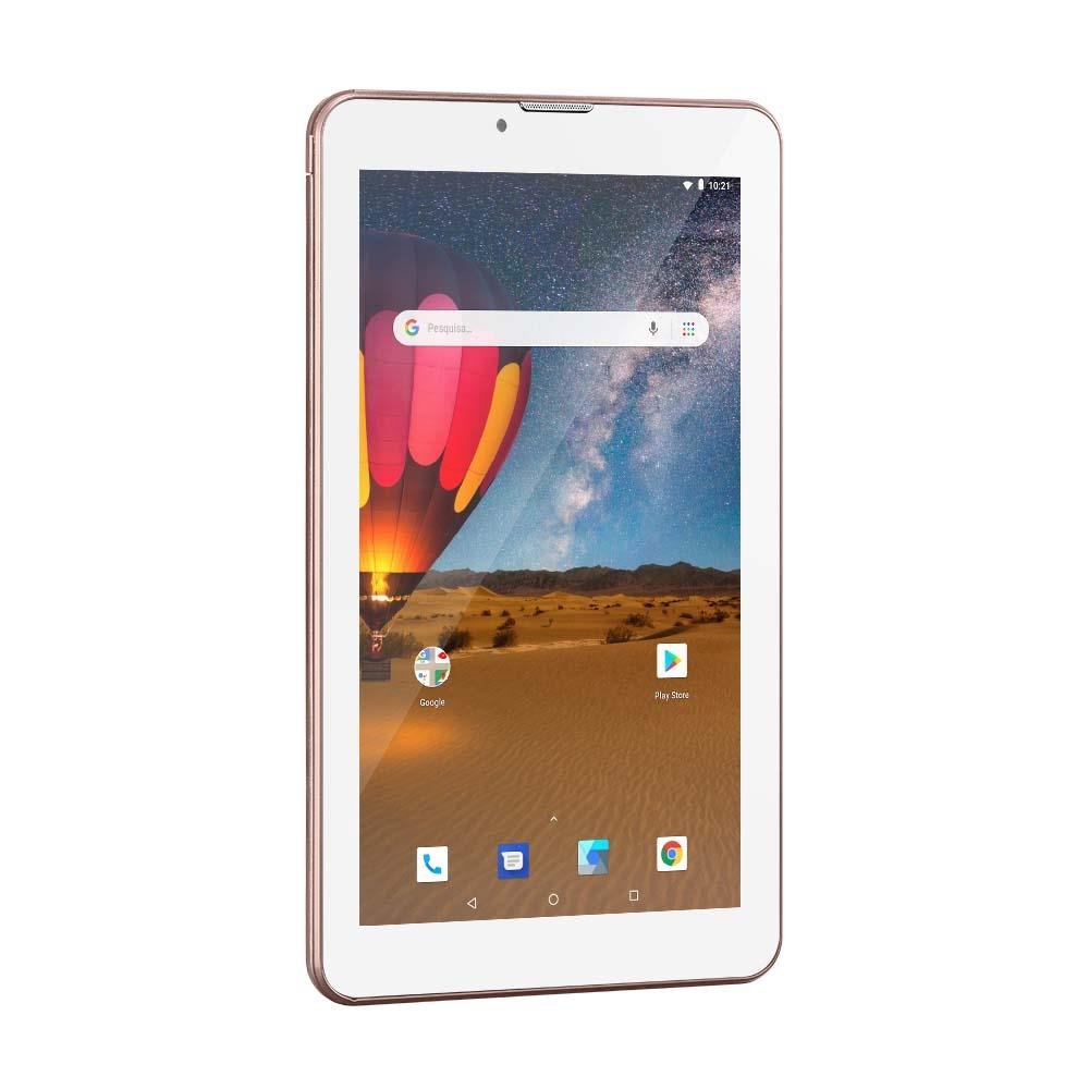 Tablet Multilaser M7 3G Plus 16GB Bluetooth Dual Chip Tela 7" Quad Core Rosa - NB305