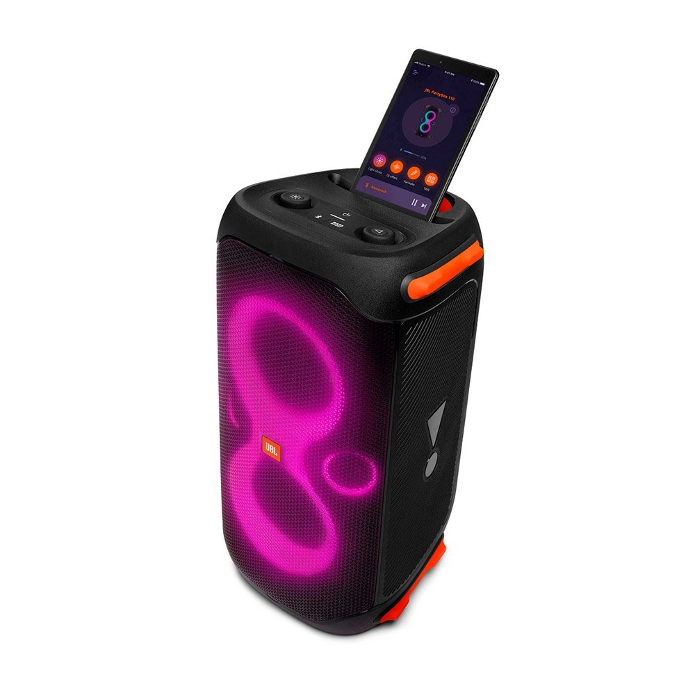Caixa de Som Bluetooth JBL Party Box 110, Bateria de Até 12 Horas, Show de Luzes, Preto
