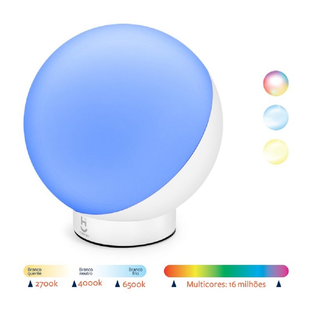 Luminária Inteligente Wi-Fi modelo HILUM01 ¿ Geonav