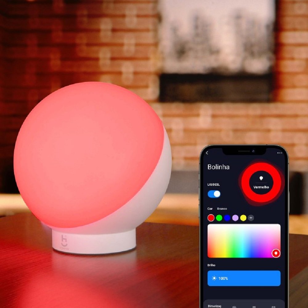 Luminária Inteligente Wi-Fi modelo HILUM01 ¿ Geonav