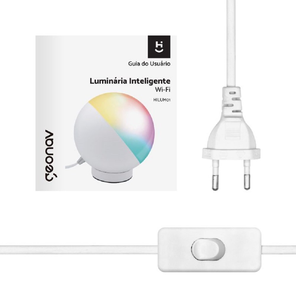 Luminária Inteligente Wi-Fi modelo HILUM01 ¿ Geonav