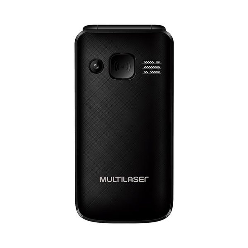 Celular Flip Vita Lite Dual Chip Radio FM + MP3 + Bluetooth 2.1 Preto Multilaser - P9142