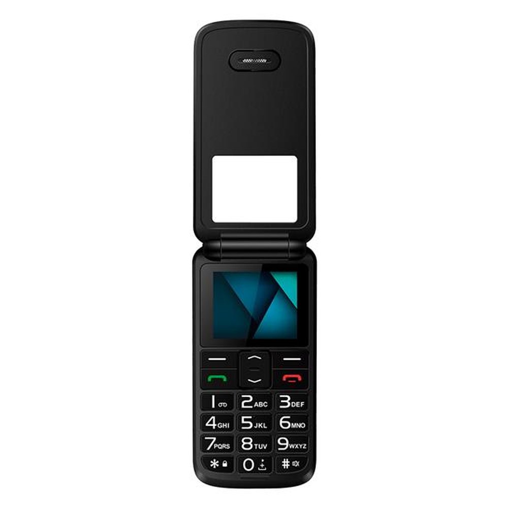 Celular Flip Vita Lite Dual Chip Radio FM + MP3 + Bluetooth 2.1 Preto Multilaser - P9142