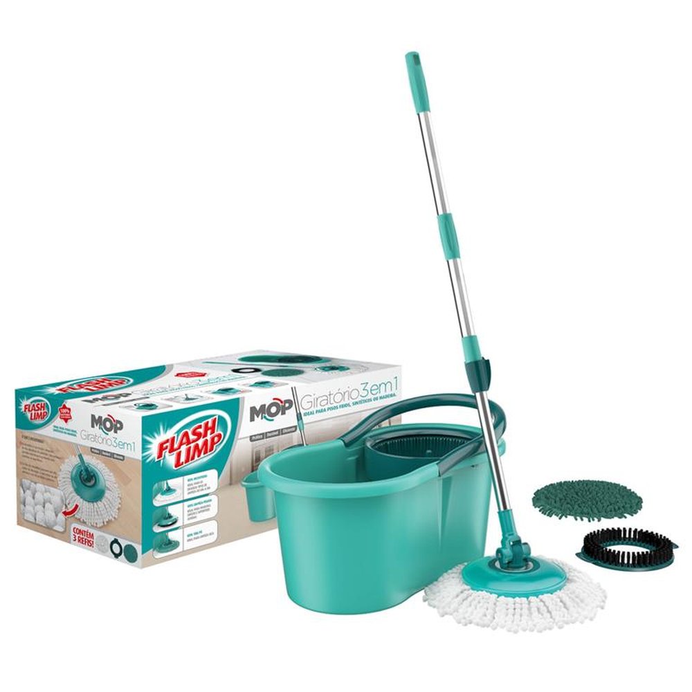 Mop Giratorio 3 Em 1
