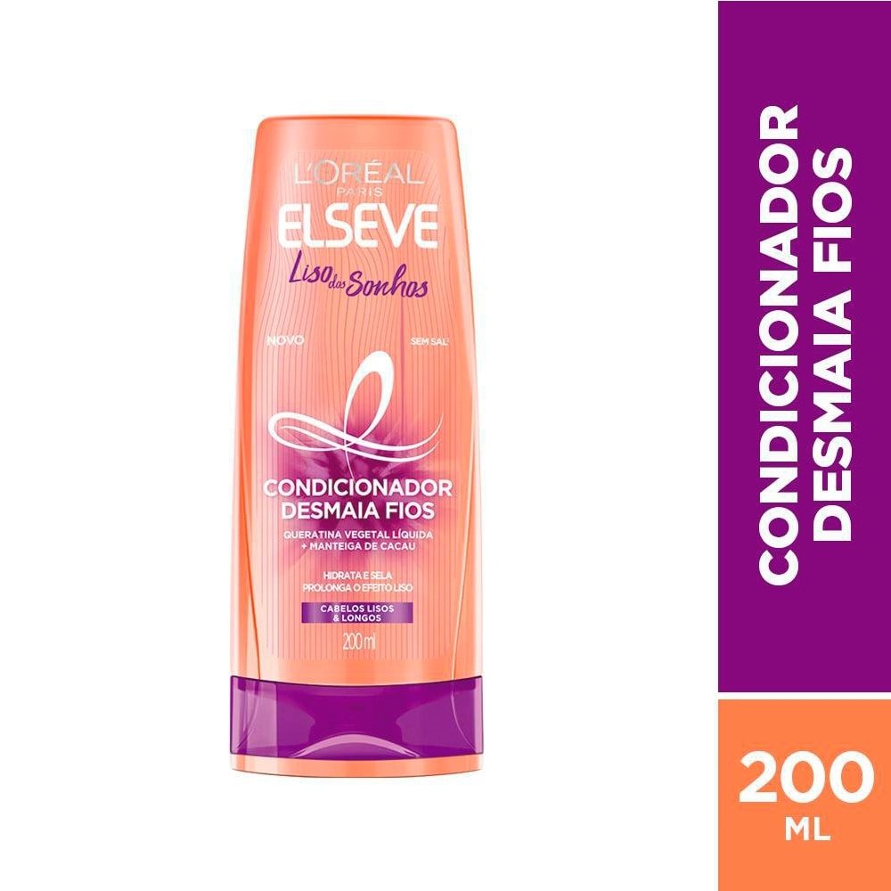 Condicionador Elseve Liso dos Sonhos 200ml