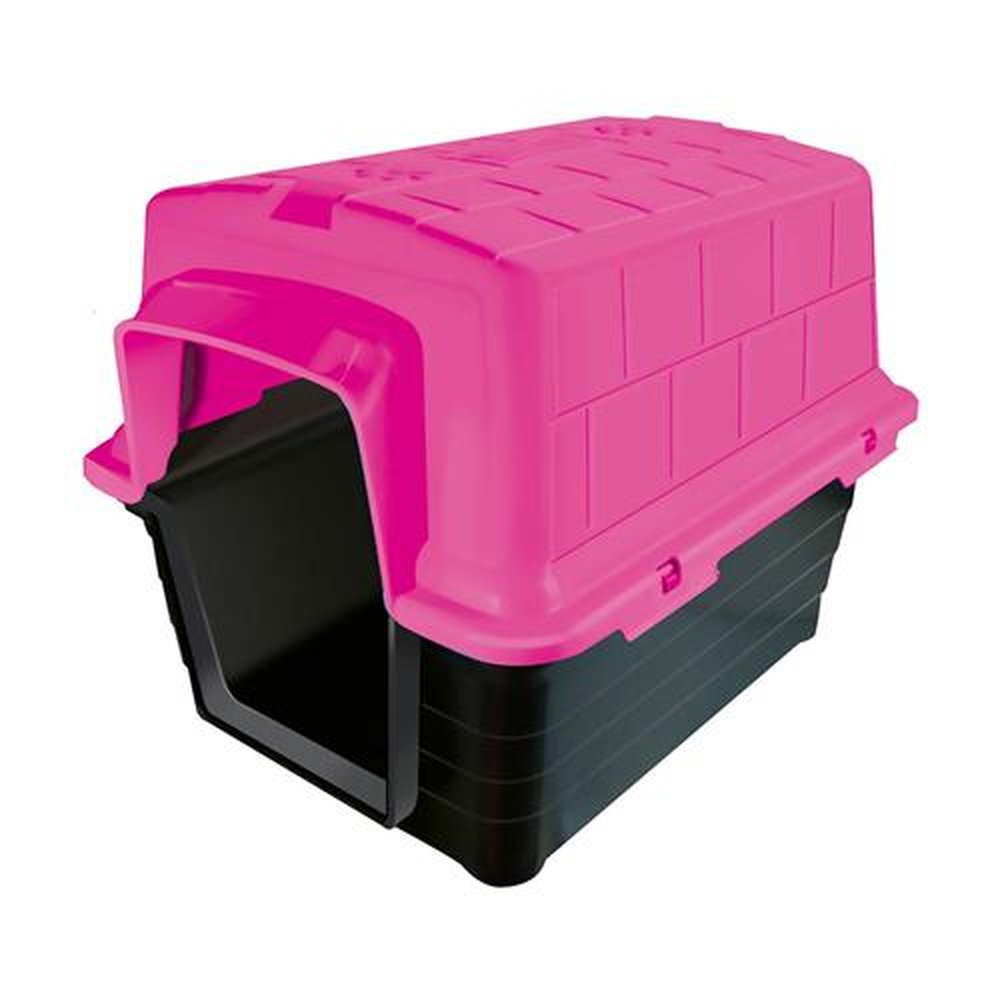 Casinha Plastica Furacao Pet N5 Rosa