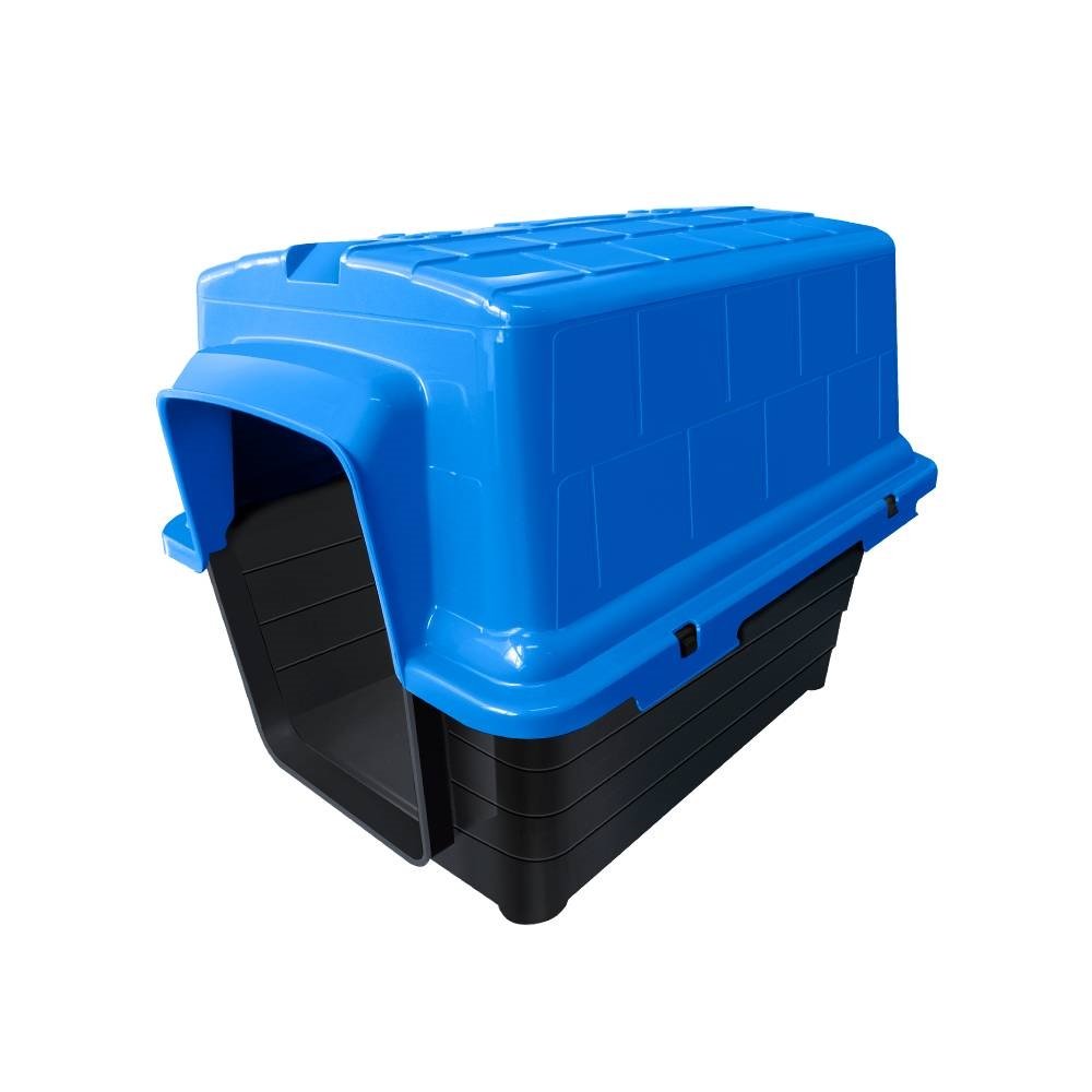 Casinha Plástica Furacão Pet N5 Azul