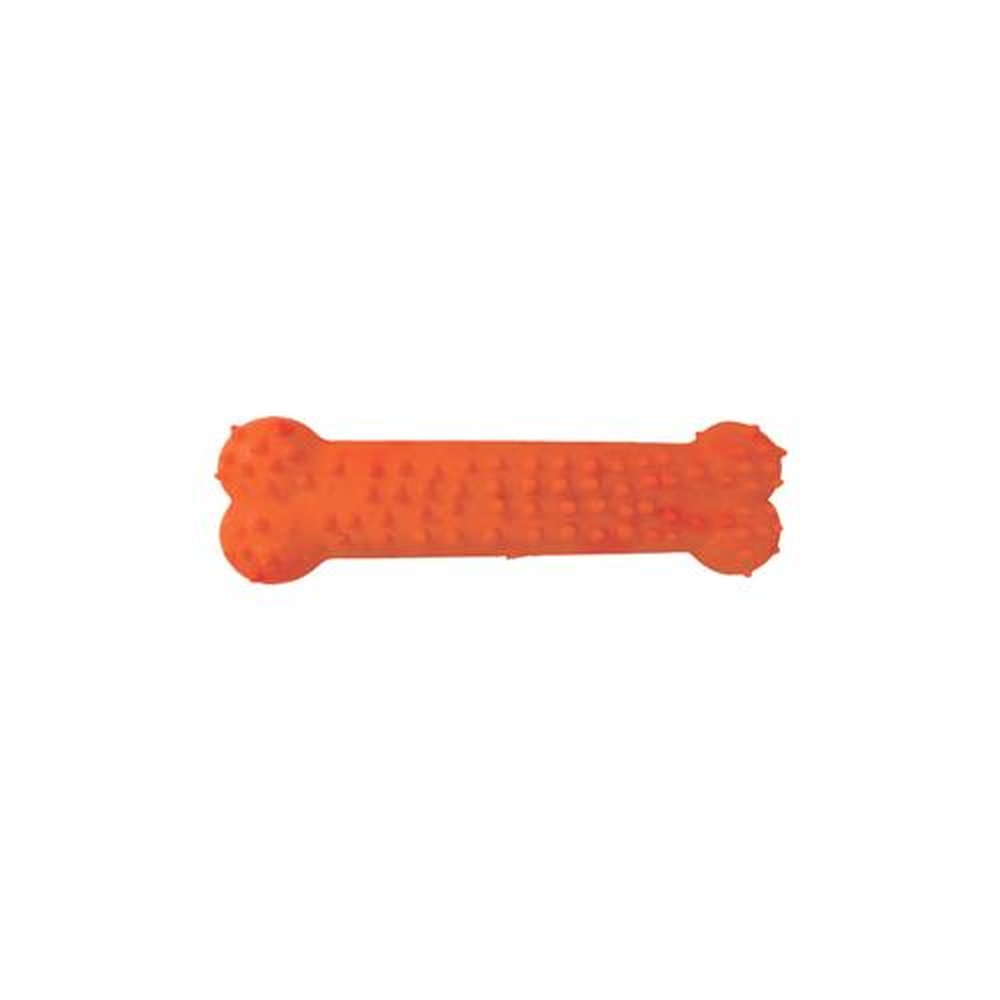 Brinquedo Osso Furacao Pet Plaque Ataque Borracha Com Cravo N3 G