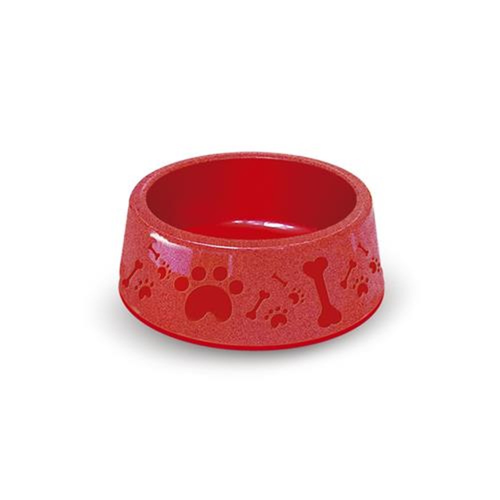 Comedouro Plastico Paris Furacao Pet N2 Vermelho 850ml