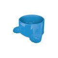 Comedouro Plastico Com Patas Furacao Pet N3 Azul 1400ml