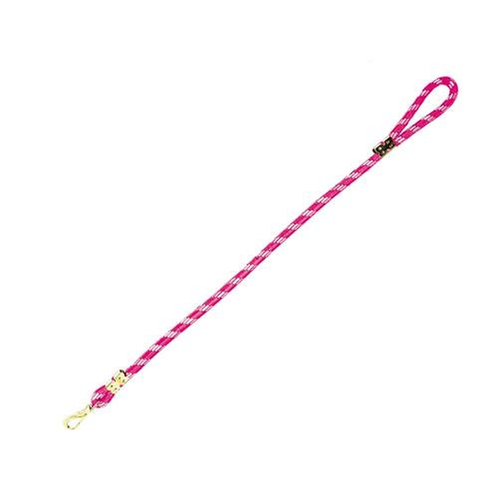 Guia De Corda Rolica Grossa Furacao Pet 35cm 16mm Rosa