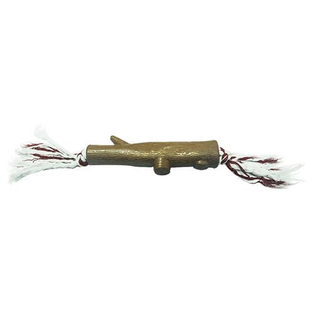 Brinquedo Galho Borracha Com Corda Furacao Pet