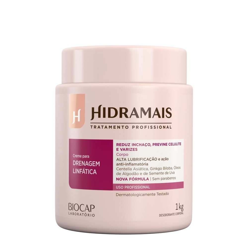 Creme de Massagem Hidramais Linfática 1 Kg