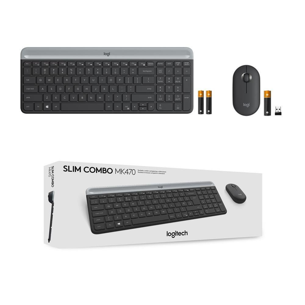 Combo Teclado E Mouse Sem Fio Logitech Mk470 - 920-009268