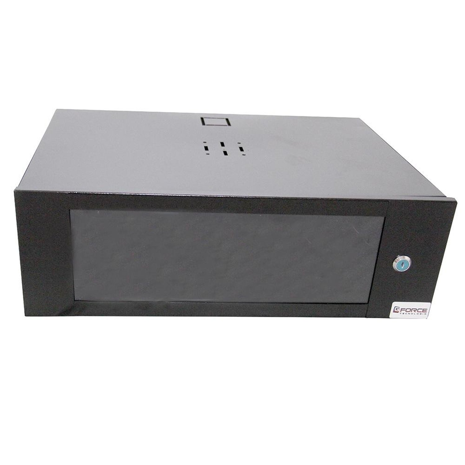 Rack Servidor Gforce Padrao 19p 3ux350 Parede Visor Acr Pto