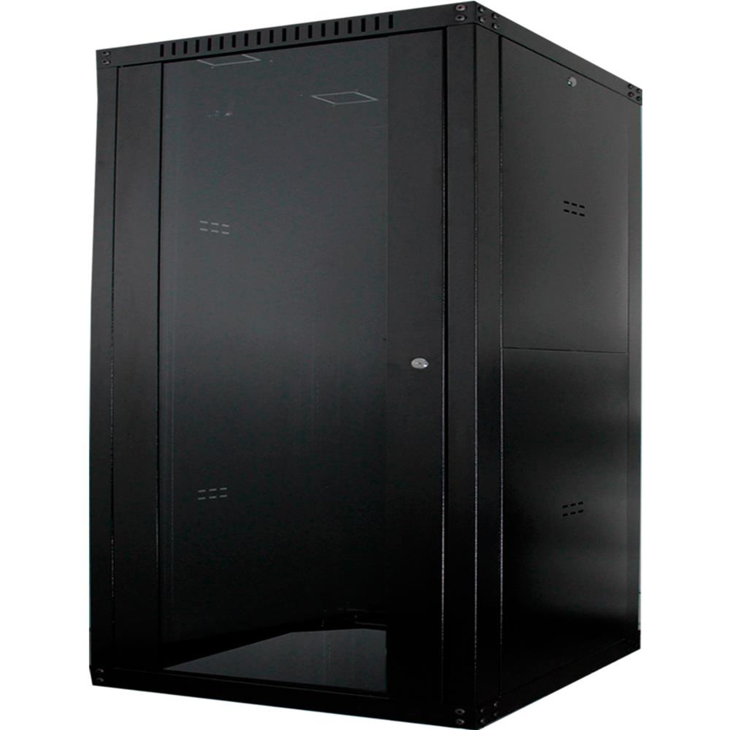 Rack Padrao 19" 16u X 570mm Preto Piso Visor De Acrilico Gforce 345