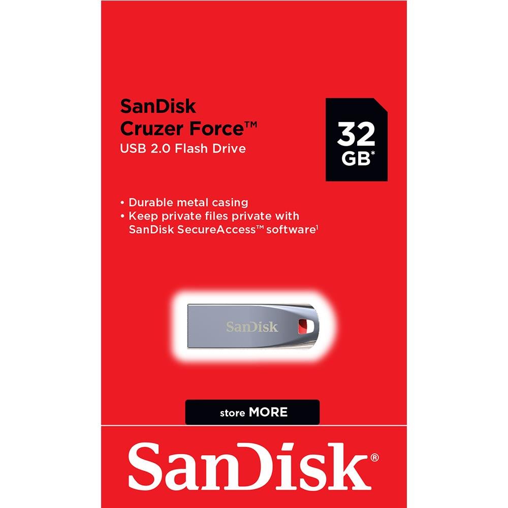 Pen Drive Sandisk Cruzer Force Sdcz71 32gb - Sdcz71-032g-b35