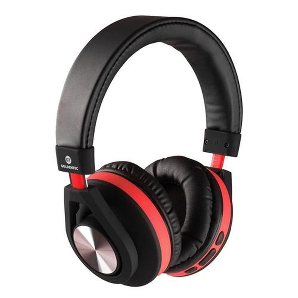Headphone Bluetooth GT Follow Vermelho | Goldentec