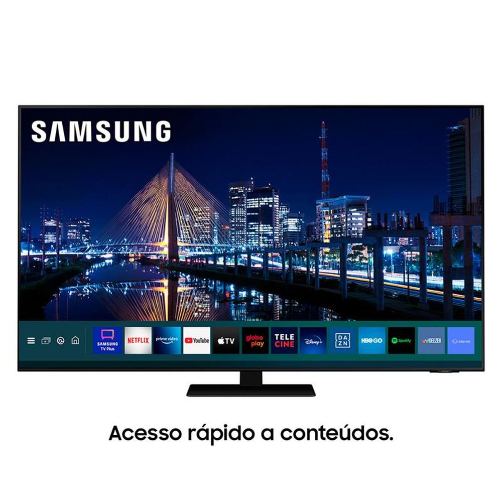 Smart TV Neo QLED 55" 4K Samsung 55QN85A, Mini Led, Painel 120hz, Processador IA, Tela sem limites.
