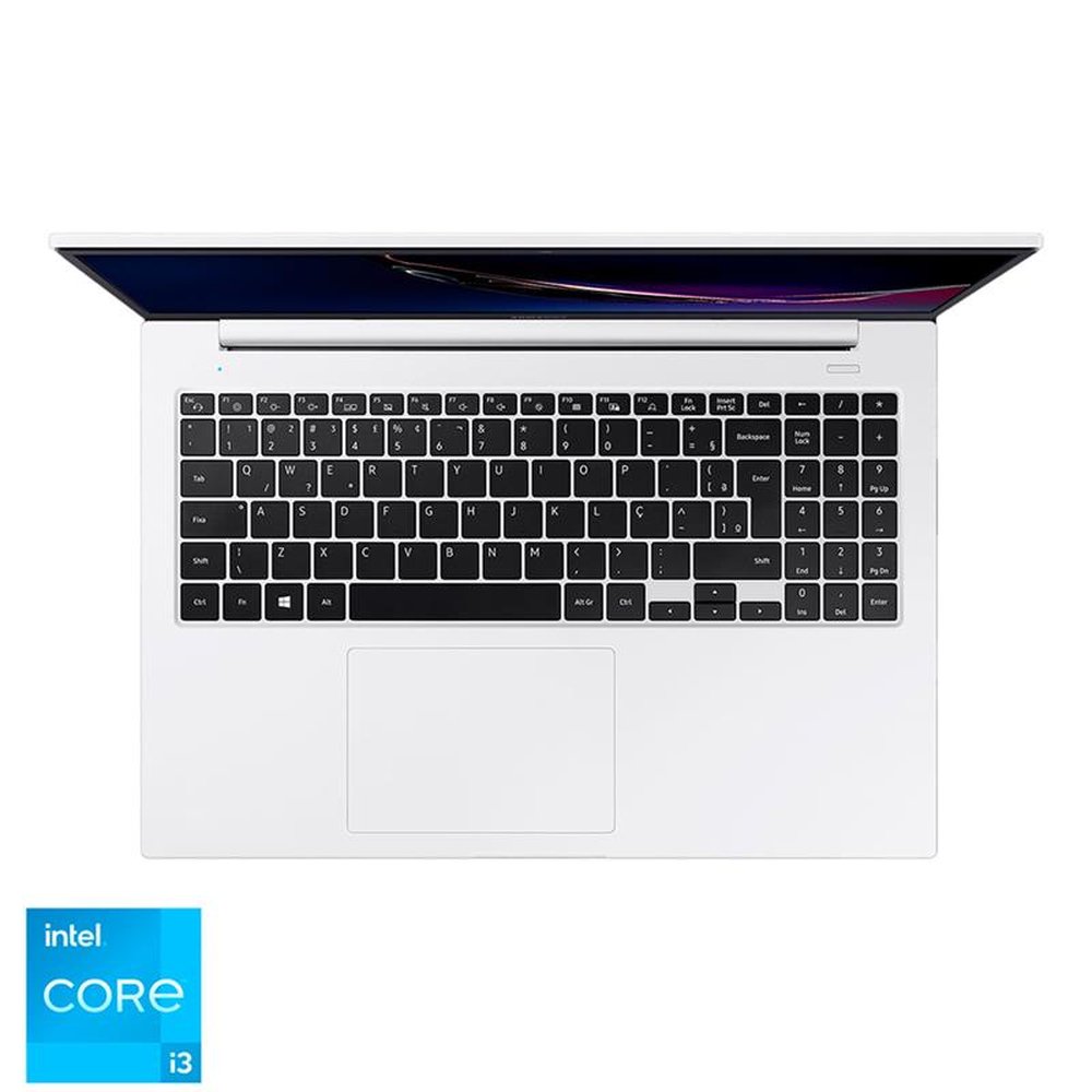 Notebook Samsung Book 11ª Intel Core i3-1115G4 4GB 1TB 15,6" Full HD Windows 10 Home, Branco