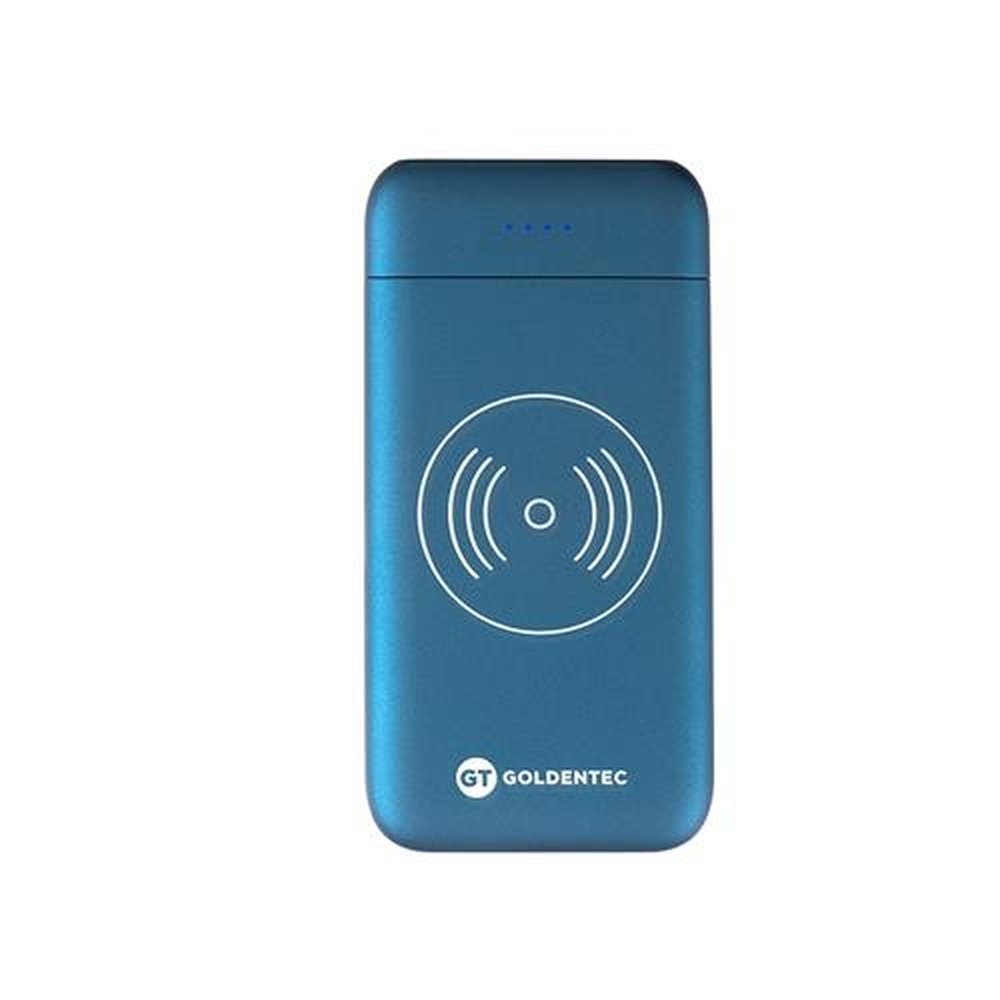 Carregador Portátil 10000mAh Azul | Goldentec
