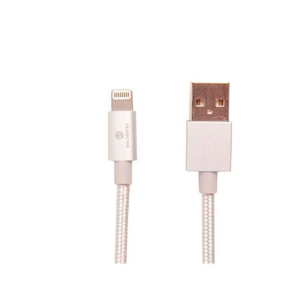 Cabo Lightining para USB 1.2m MFi Silver | Goldentec